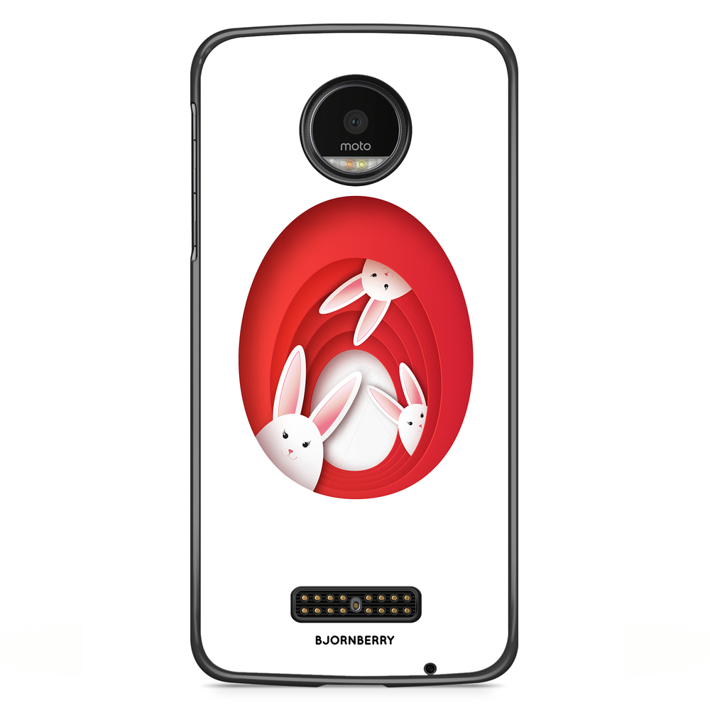 Moto Z2 Play Case - Bunnies
