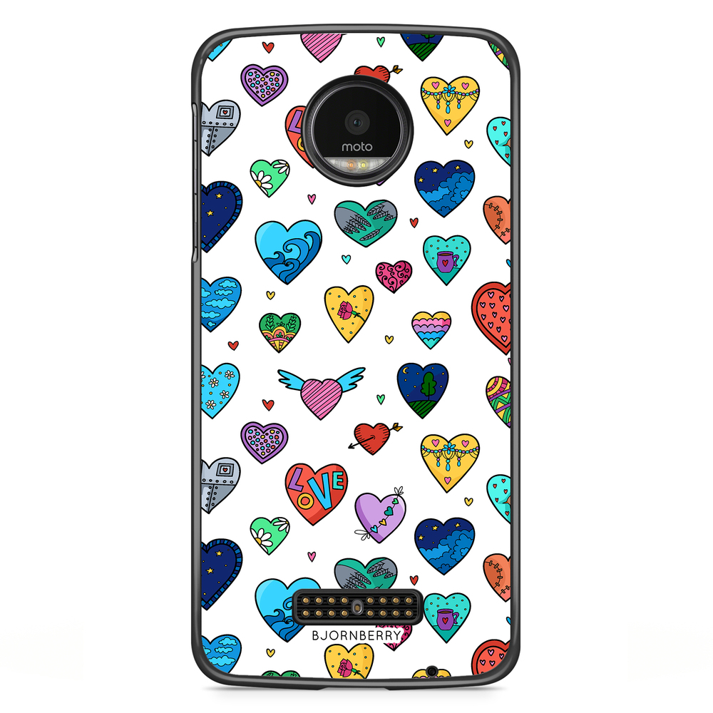 Moto Z2 Play Case - Hearts