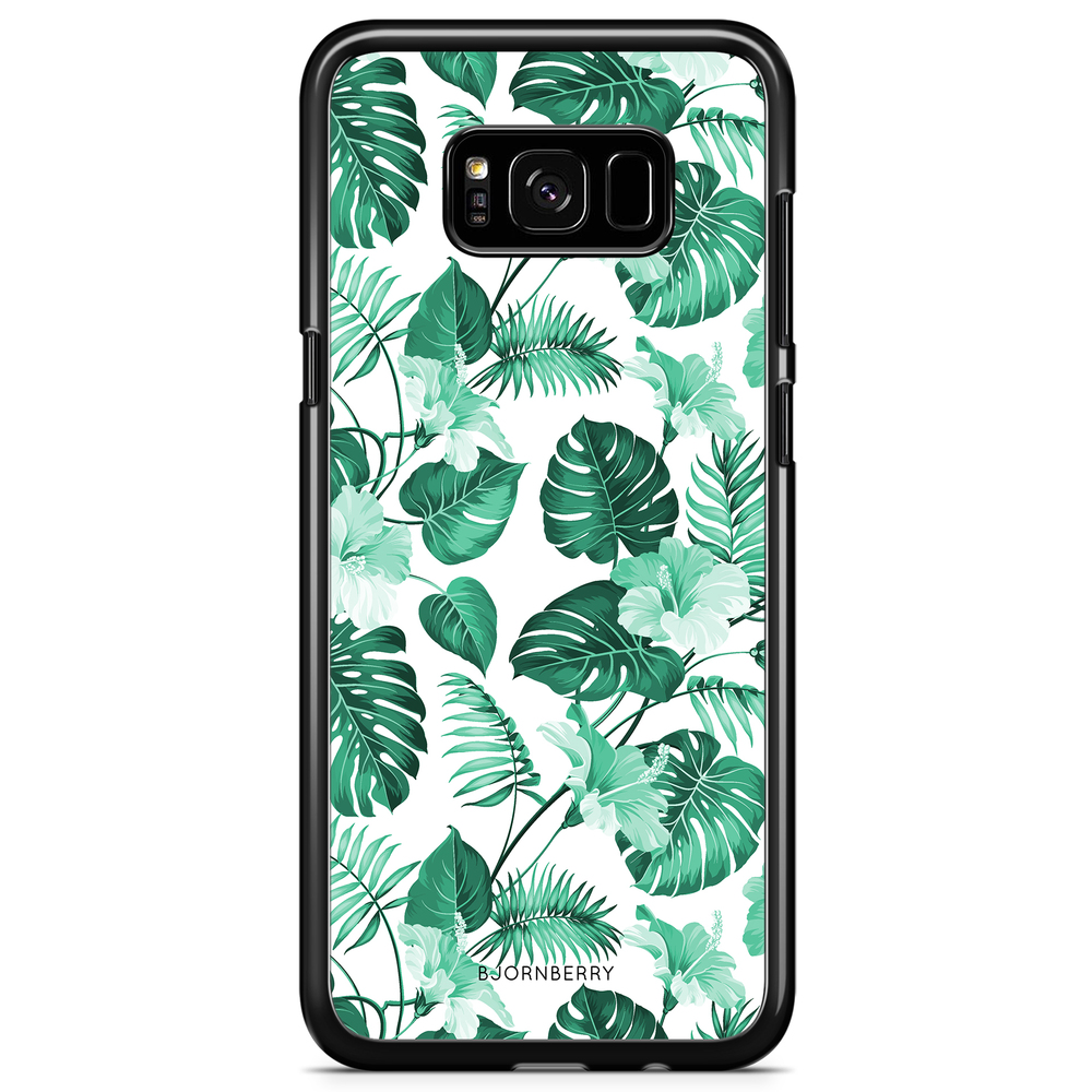 Samsung Galaxy S8 Plus Case - Turquoise Flowers