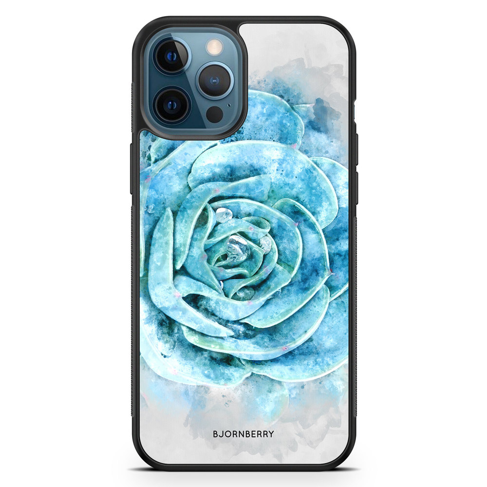 iPhone 12 Pro Case - Blue Cactus