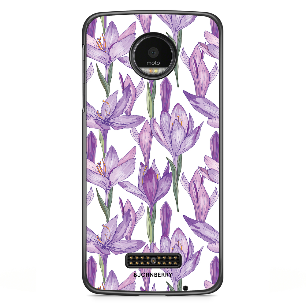 Moto Z2 Play Case - Crocuses