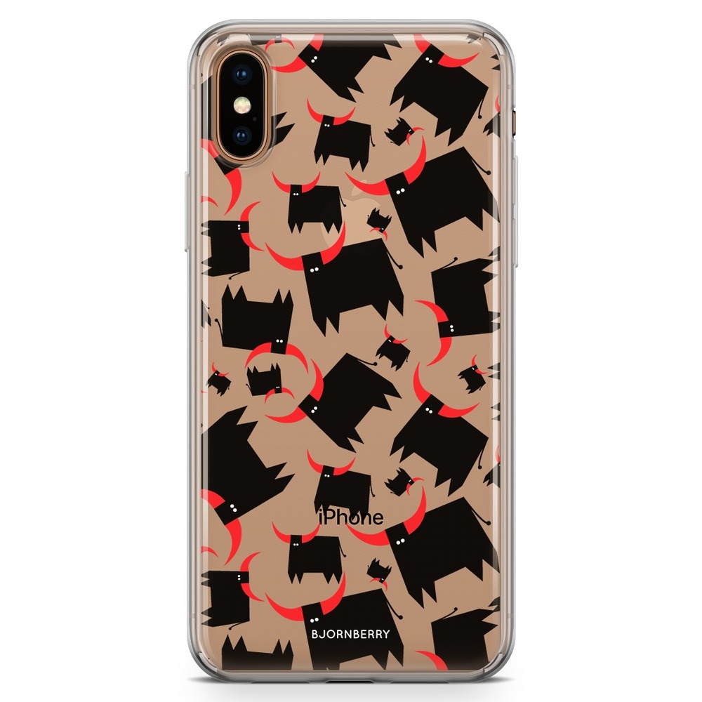 iPhone Xs Max Fashion Case - Bull Red Horns