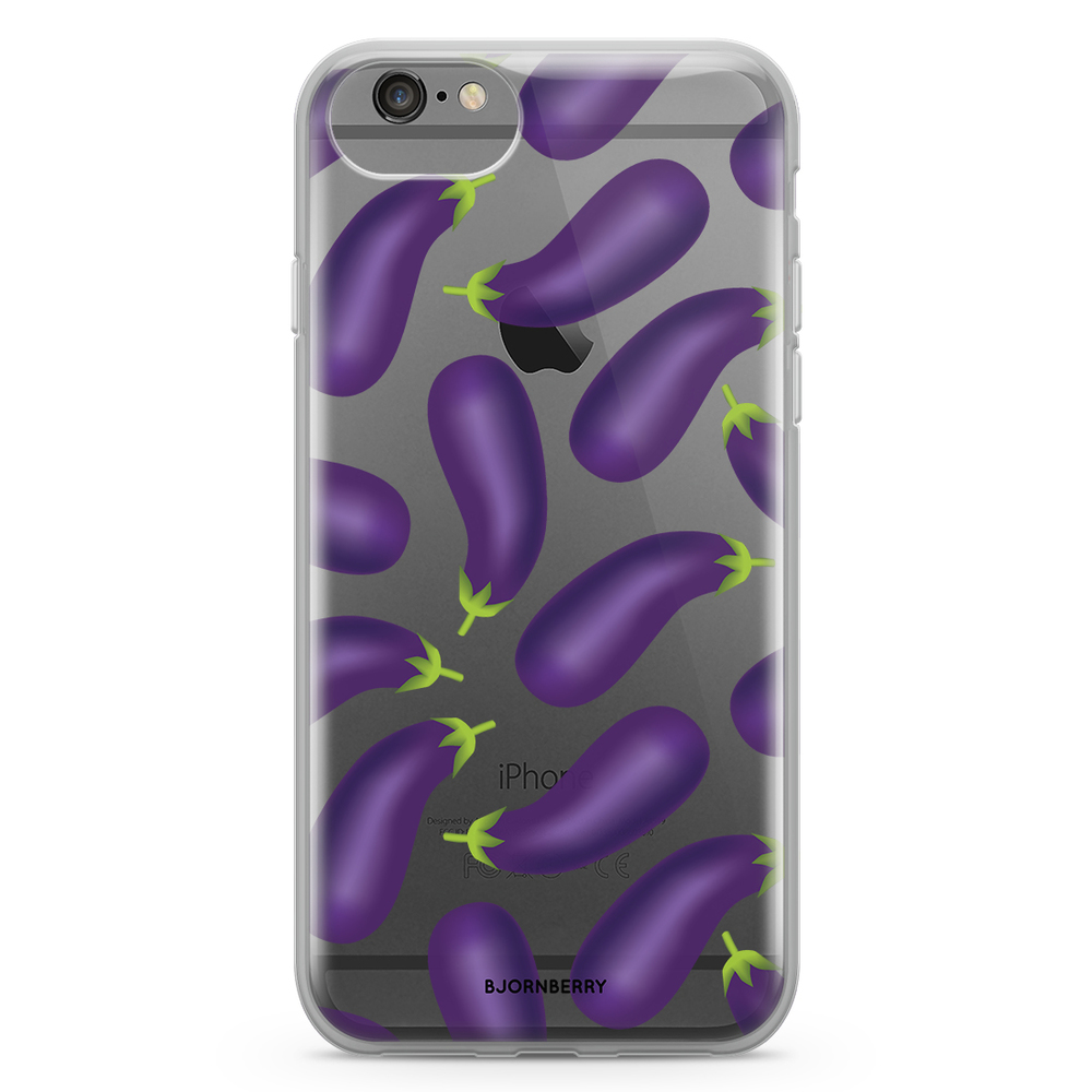 iPhone 6/6s Fashion Case - Eggplant Pattern