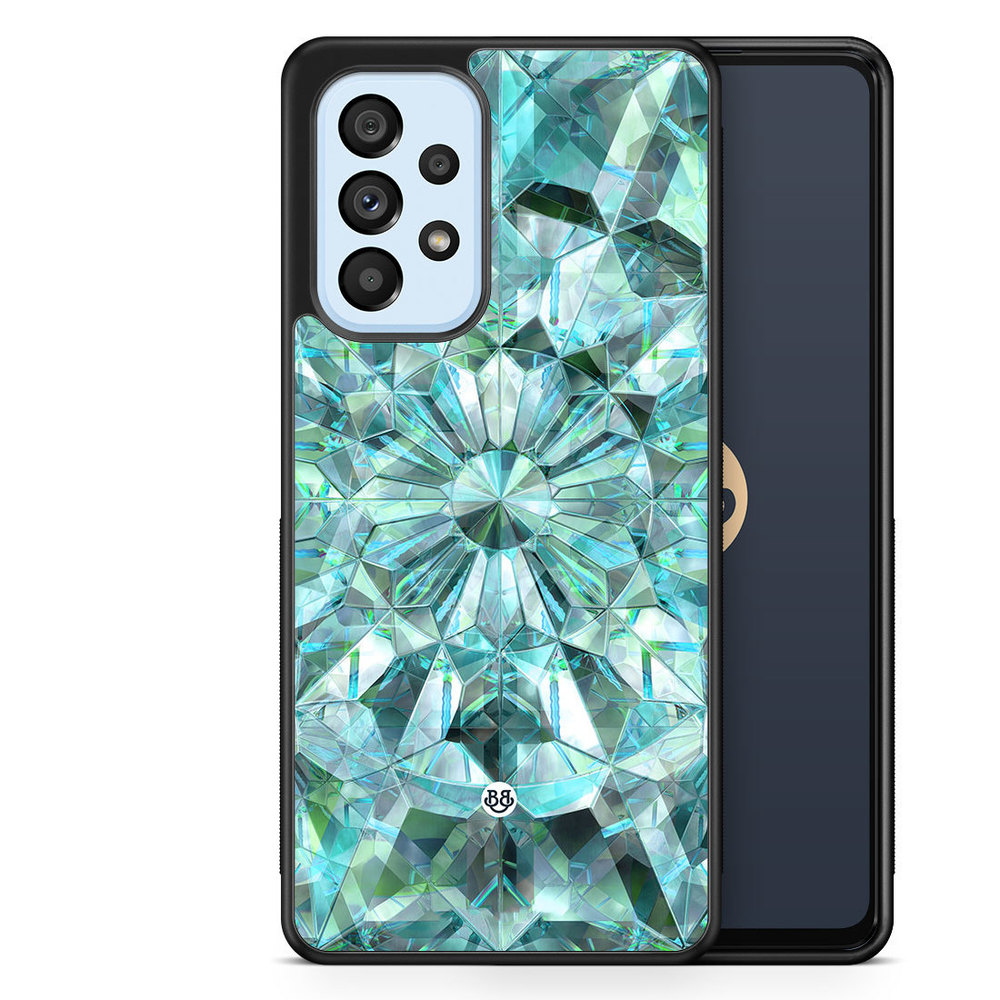 Samsung Galaxy A53 5G Case - Green Crystals