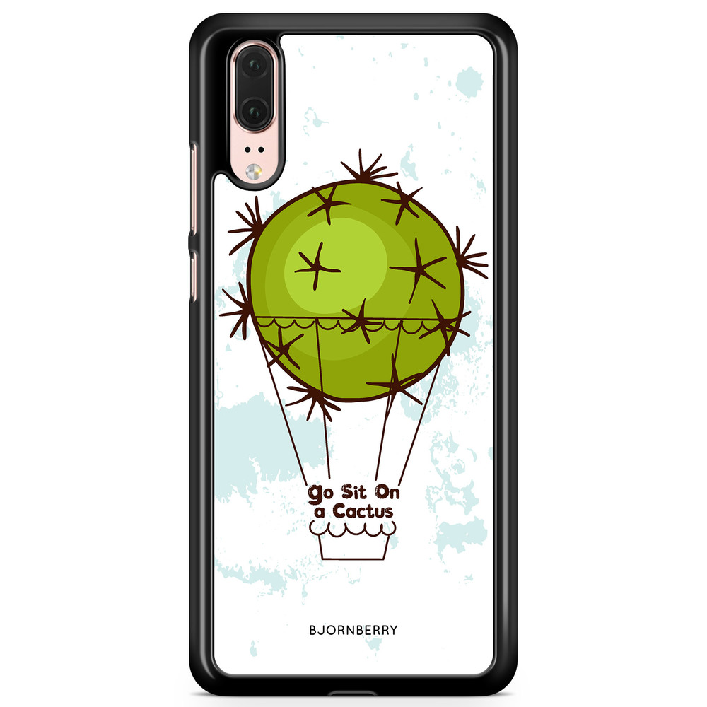 Huawei P20 Case - Go sit on a cactus