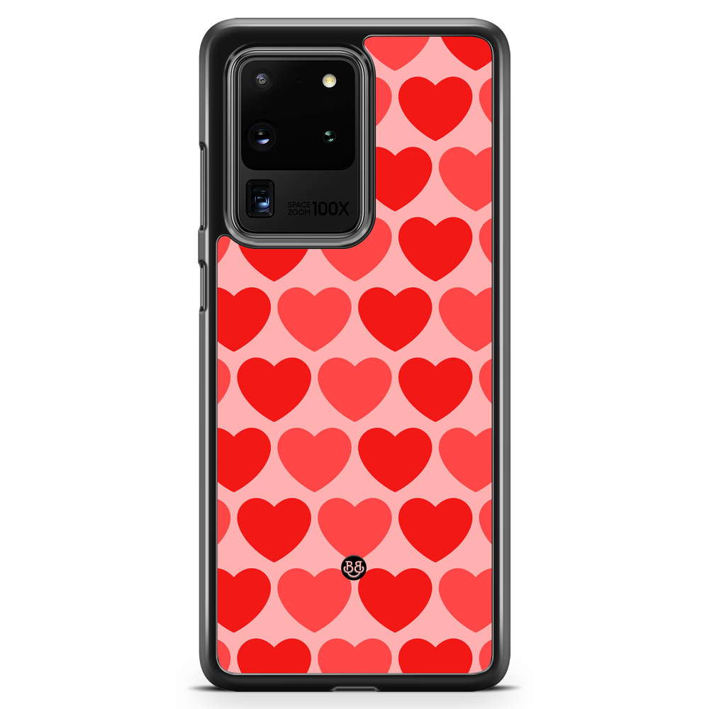 Samsung Galaxy S20 Ultra Case - Red Hearts