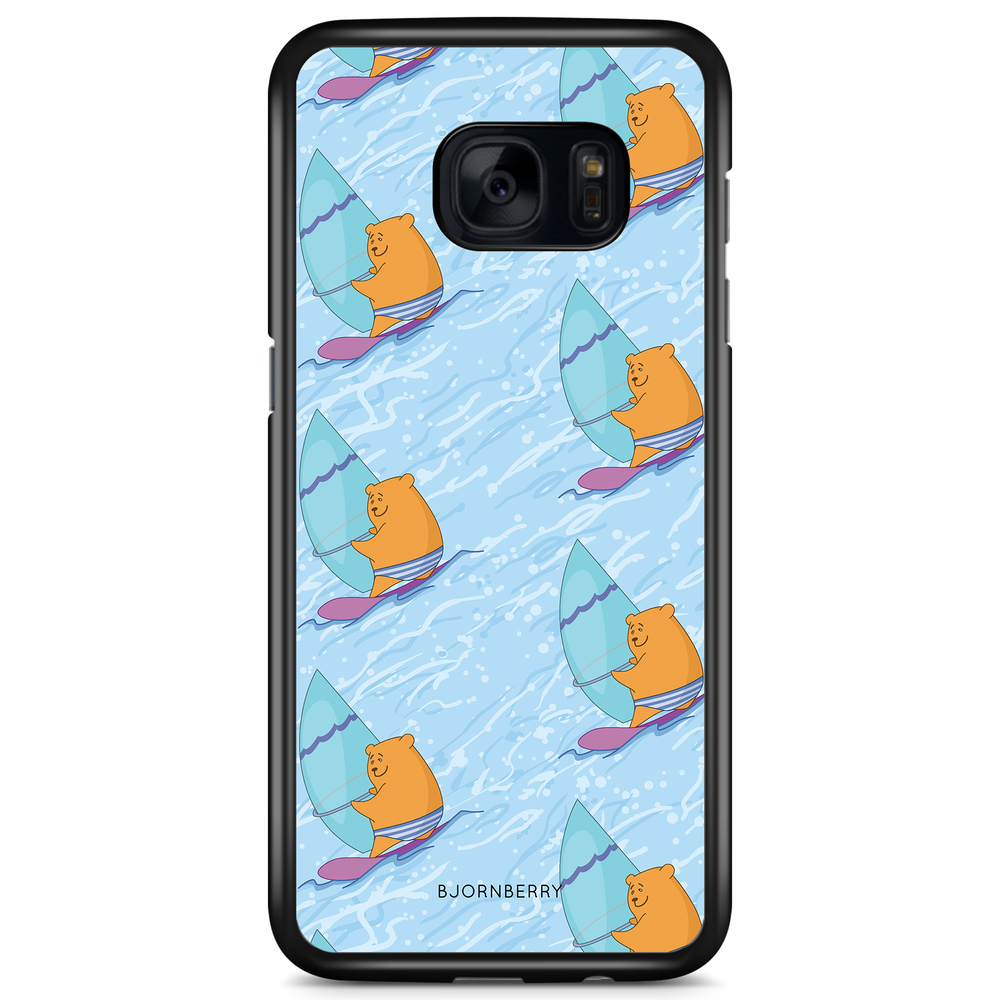Samsung Galaxy S7 Edge Case - Bear Surfer