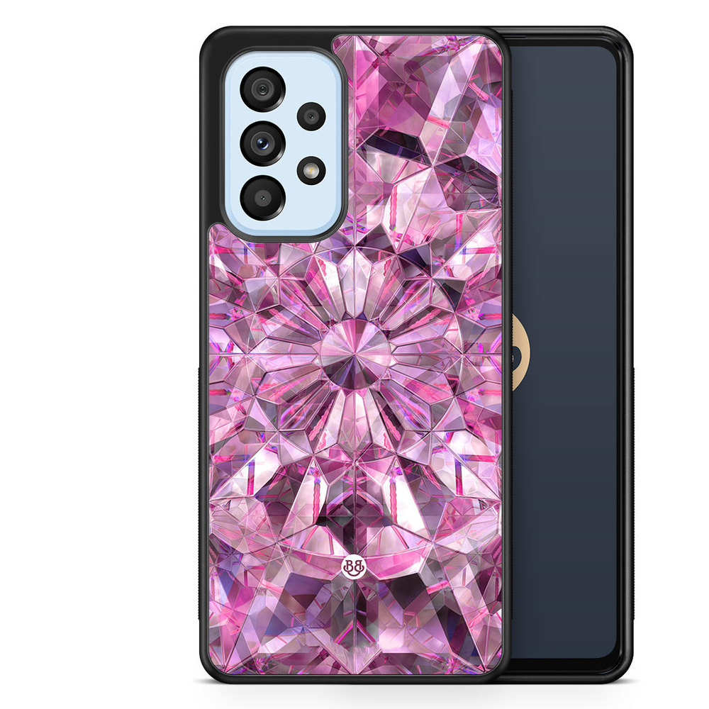 Samsung Galaxy A53 5G Case - Pink Crystals