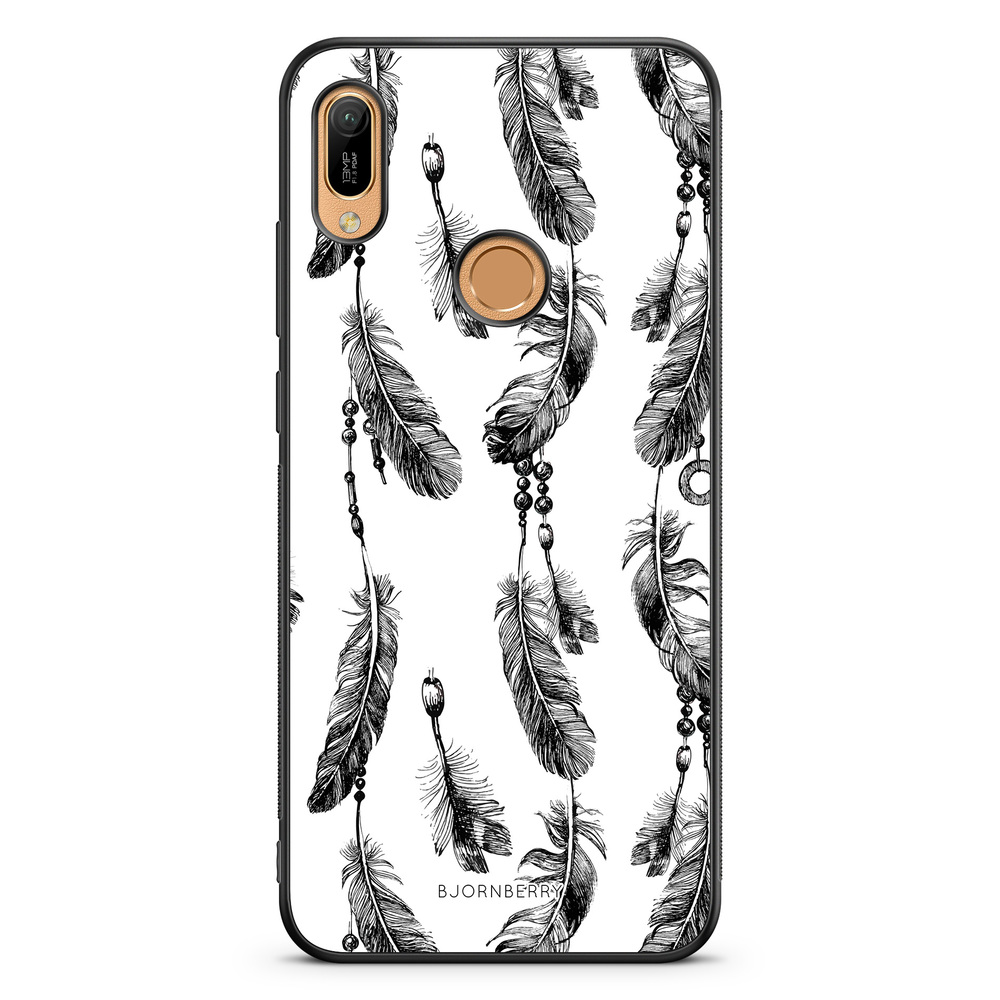 Huawei Y6 2019 Case - Feathers
