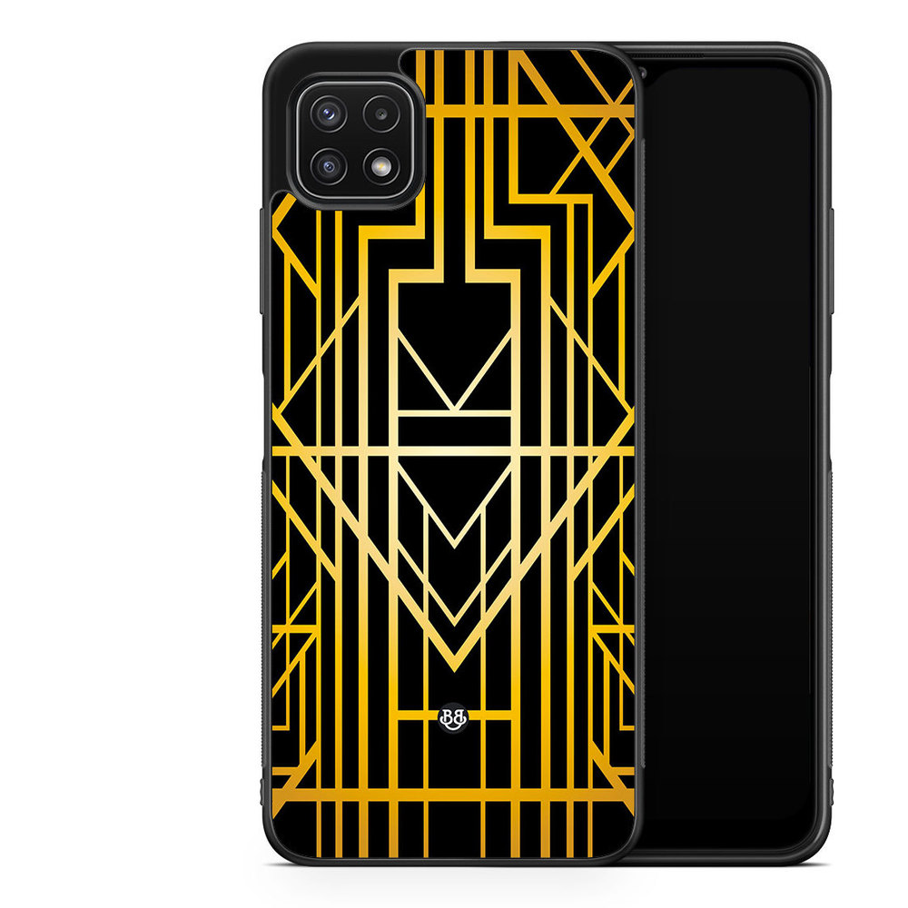 Samsung Galaxy A22 5G Case - Golden pattern