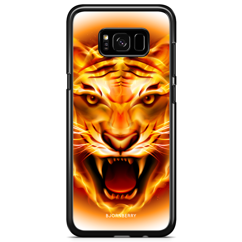 Samsung Galaxy S8 Plus Case - Flames Tiger