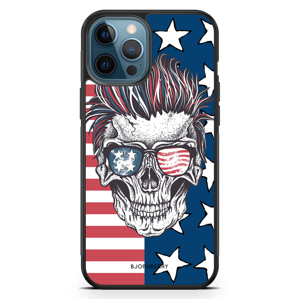 iPhone 12 Pro Case - USA Skull