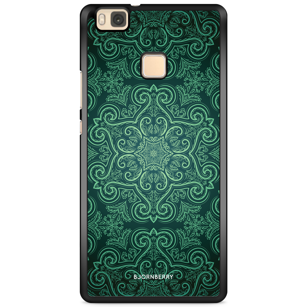 Huawei P9 Lite Case - Green Retro Pattern