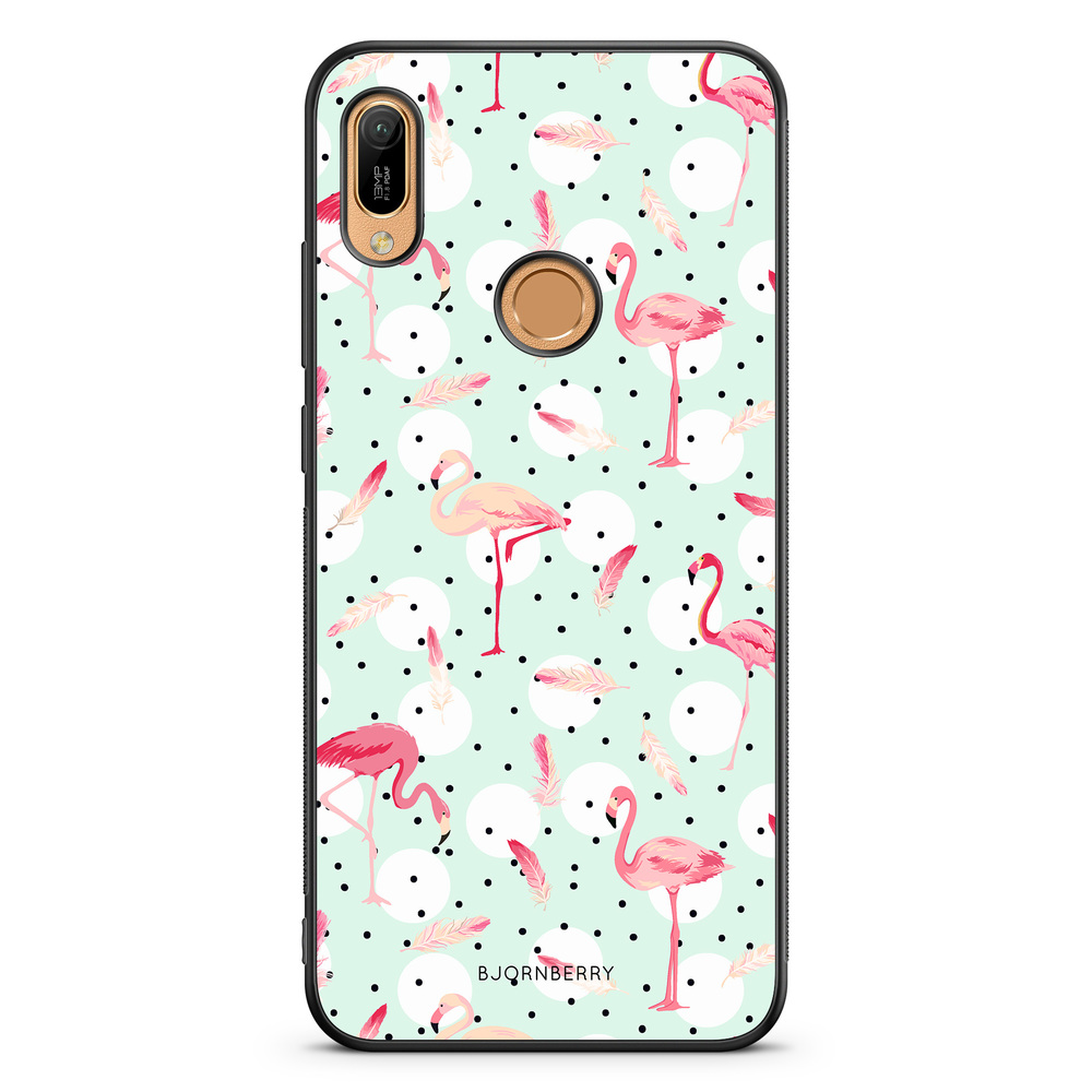 Huawei Y6 2019 Case - Flamingos