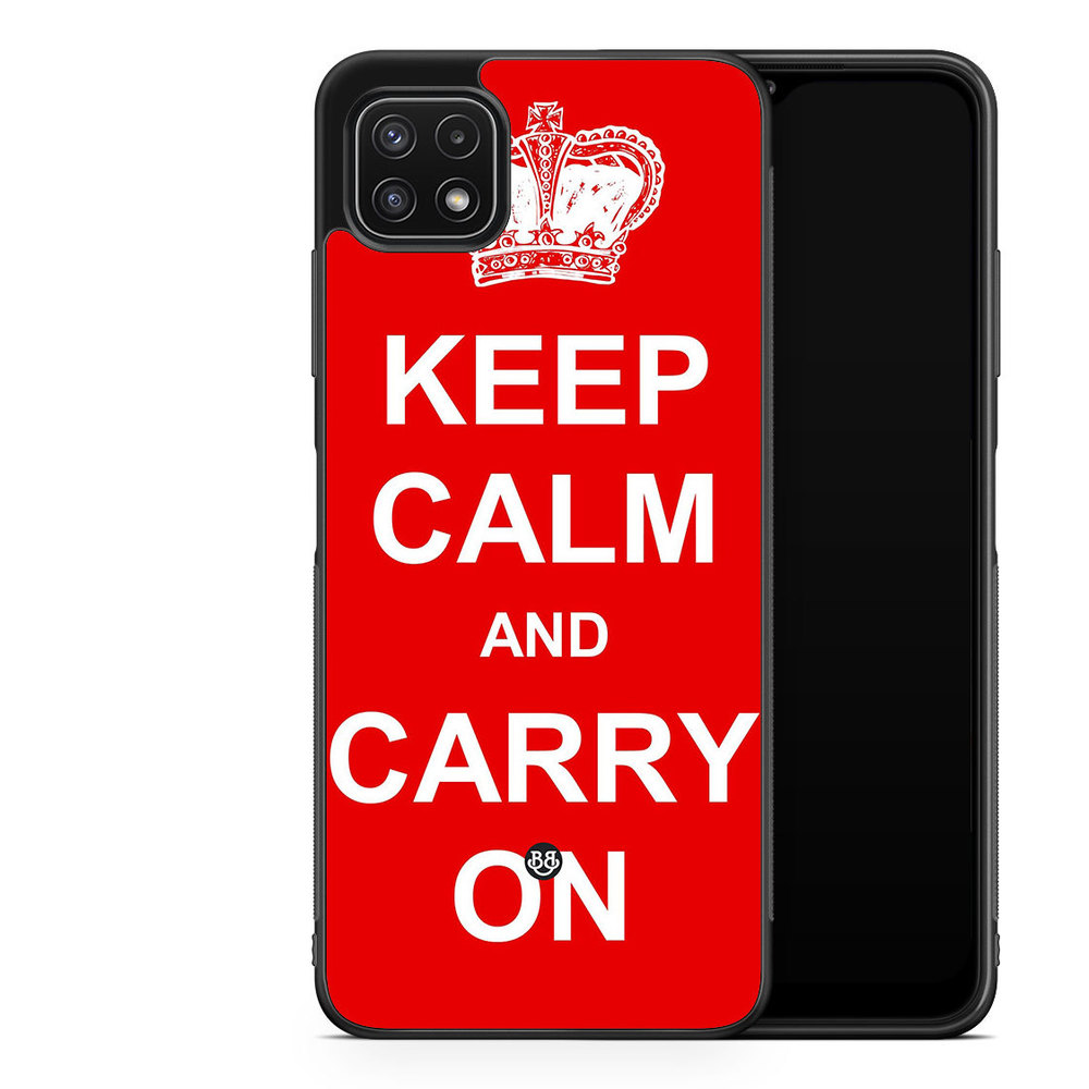 Samsung Galaxy A22 5G Case - Keep calm carry on