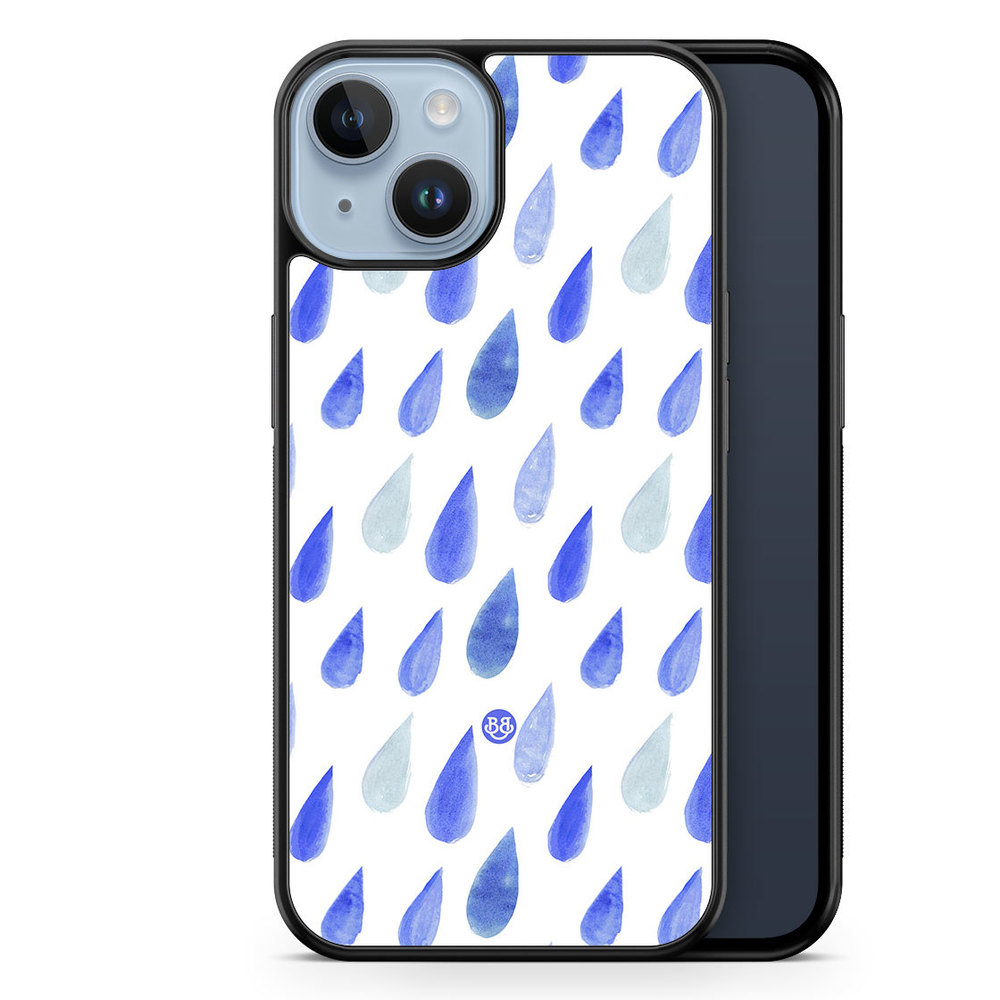 iPhone 14 Plus Case - Watercolor Rain