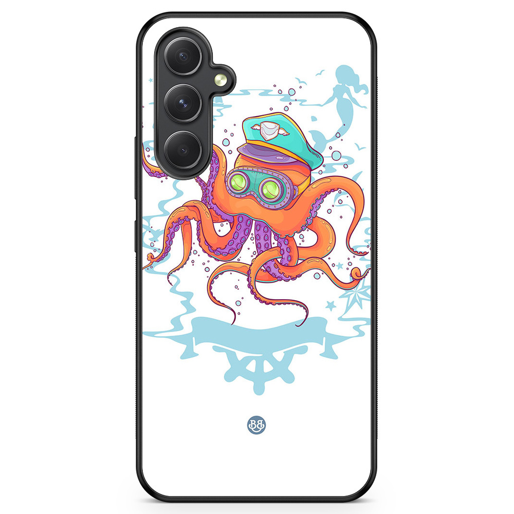 Samsung Galaxy A54 5G Case - Captain Octopus