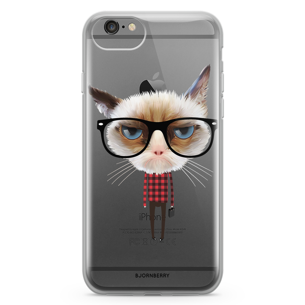 iPhone 6/6s Fashion Case - Hipster Cat