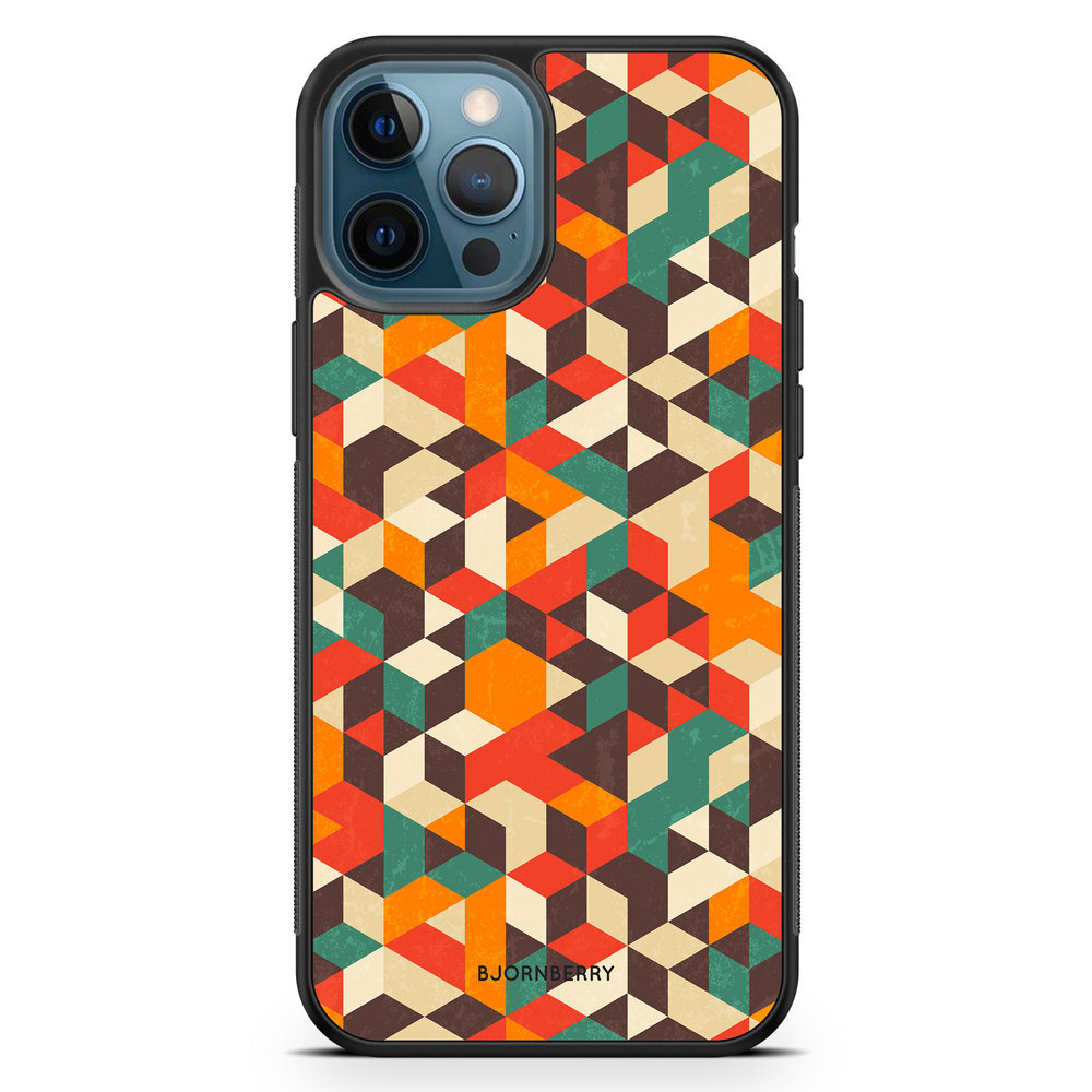 iPhone 12 Pro Case - Retro Geometric