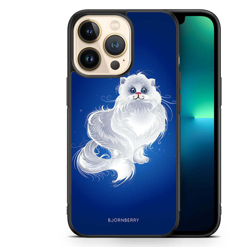 iPhone 13 Pro Case - White Cat