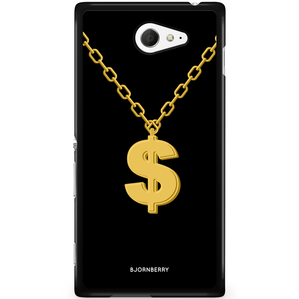 Sony Xperia M2 Aqua Case - Dollar Chain