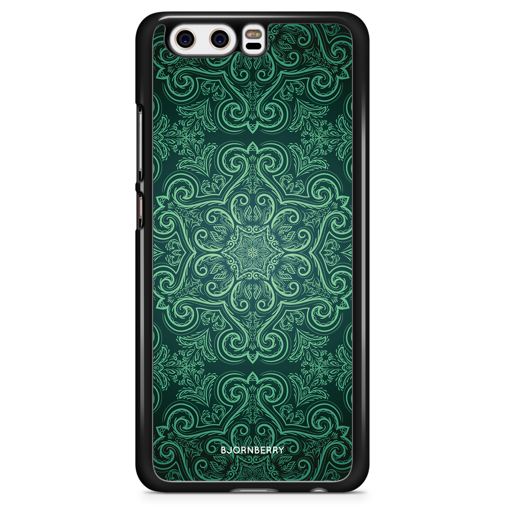 Huawei P10 Case - Green Retro Pattern
