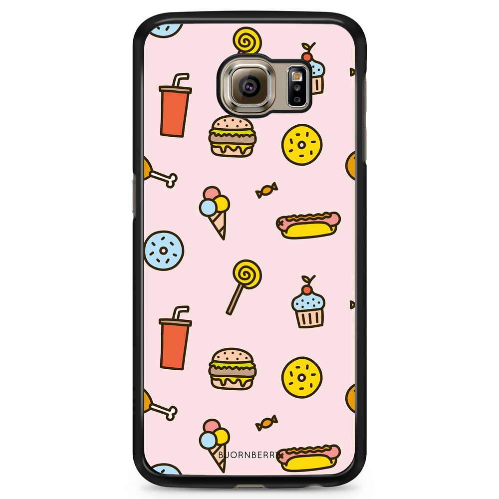 Samsung Galaxy S6 Edge+ Case - Junk Food Pattern