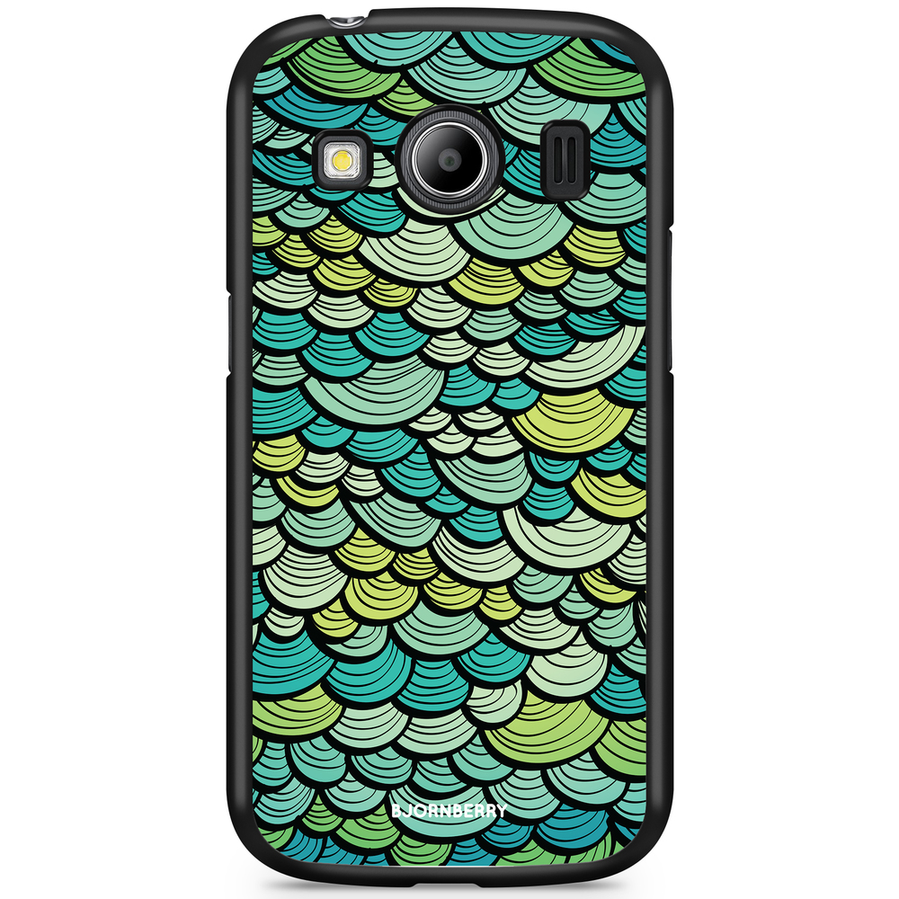 Samsung Galaxy Ace 4 Skal - Grön Sjöjungfrufjäll