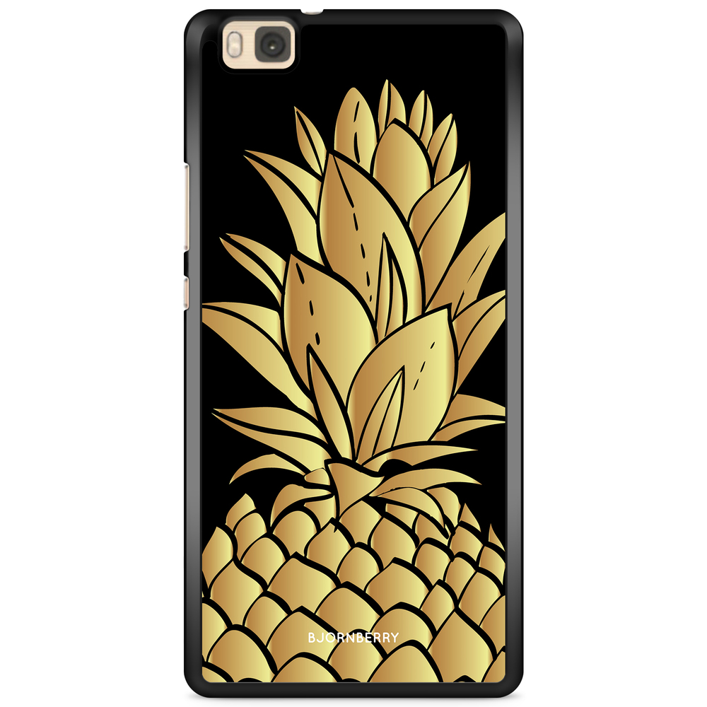 Huawei P8 Lite Case - Gold Pineapple