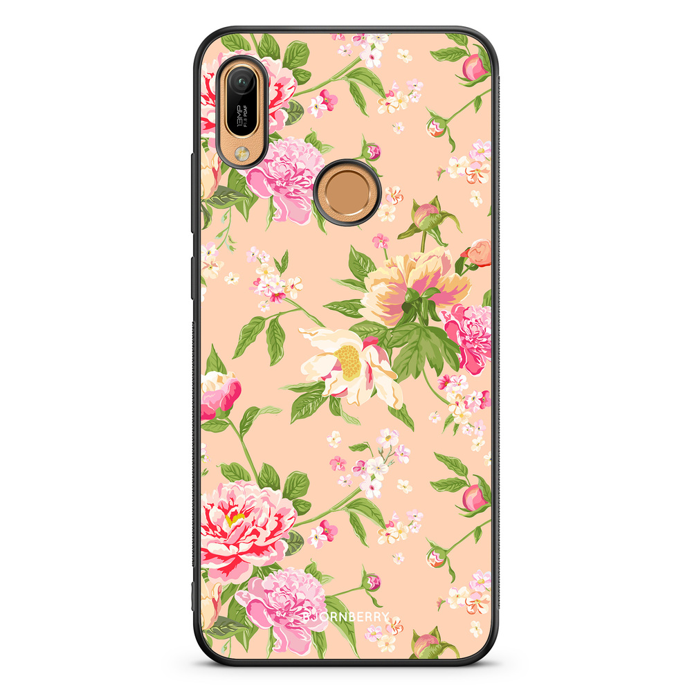 Huawei Y6 2019 Case - Peony Flowers