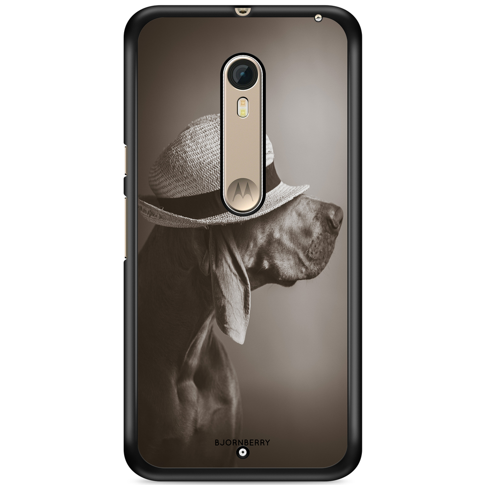 Moto X Style Case - Dog With Hat