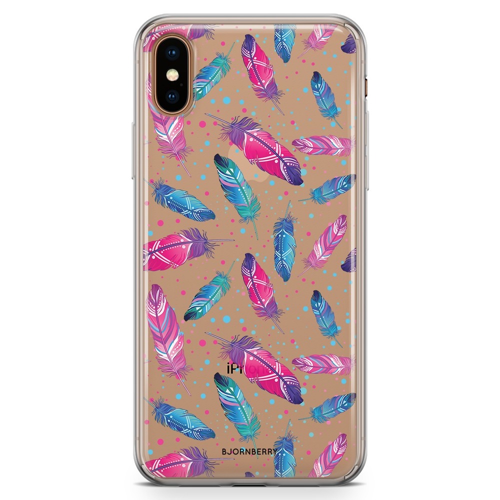 iPhone Xs Max Fashion Case - Feathers