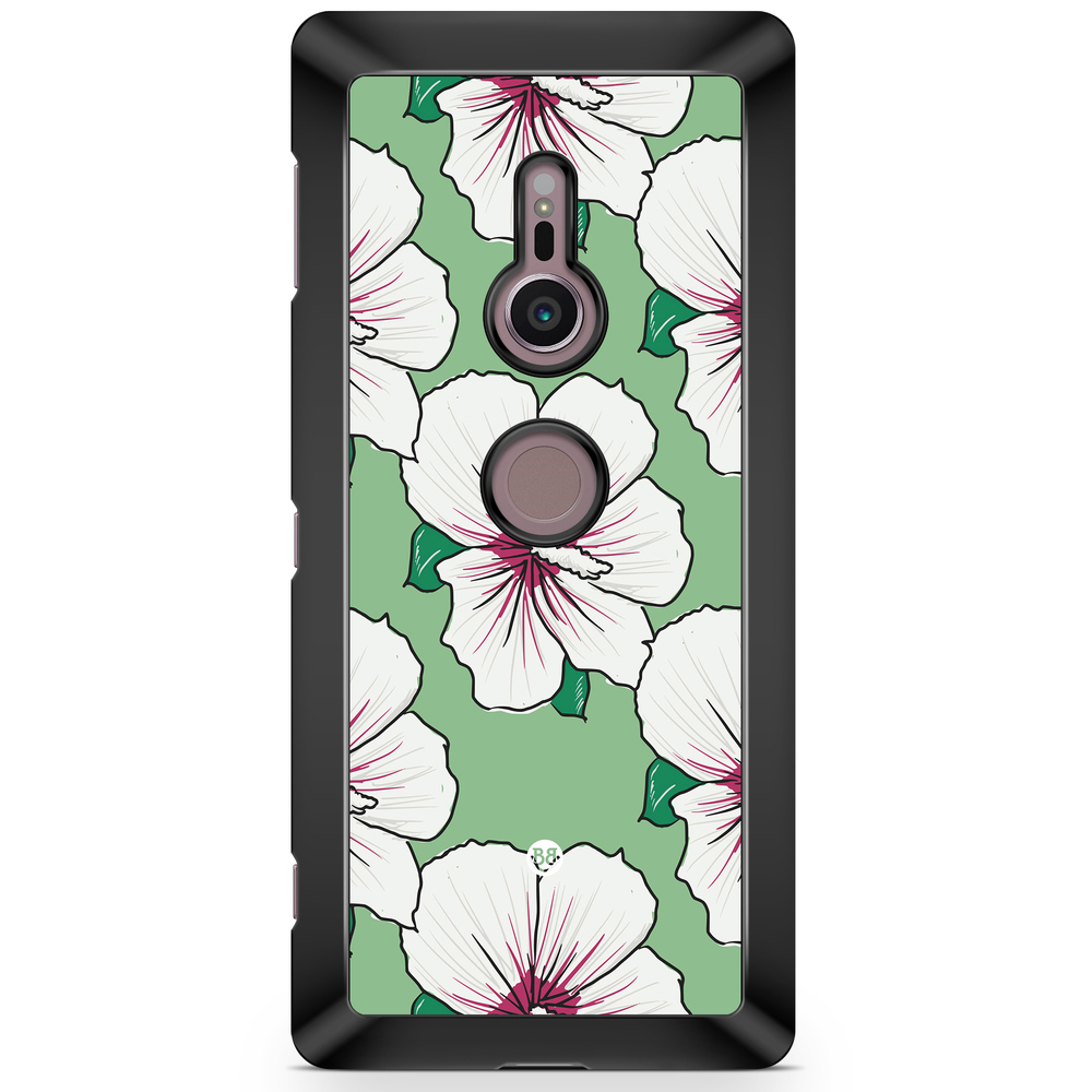 Sony Xperia XZ2 Case  - Creamy White Flowers