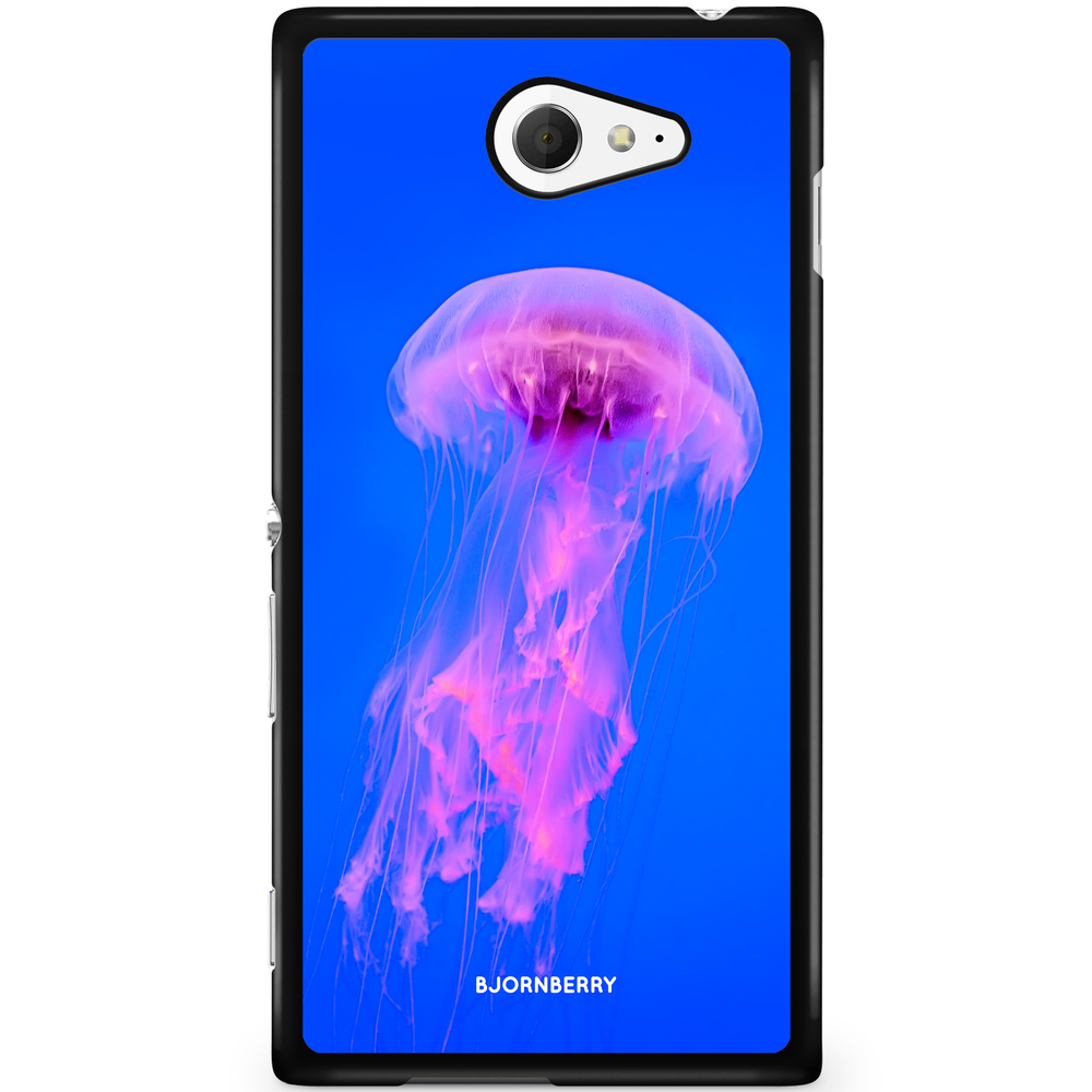 Sony Xperia M2 Aqua Case - Pink Jellyfish
