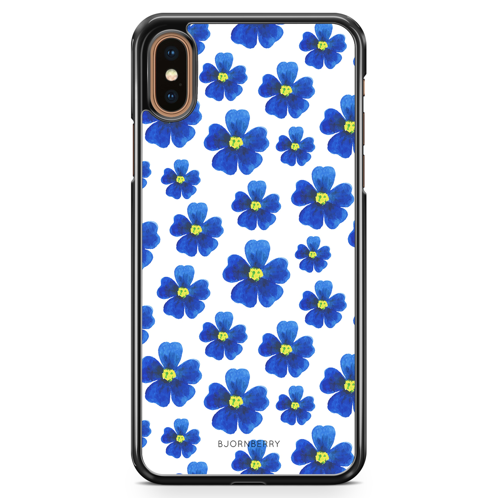 iPhone XS Max Case - Blue Flowers