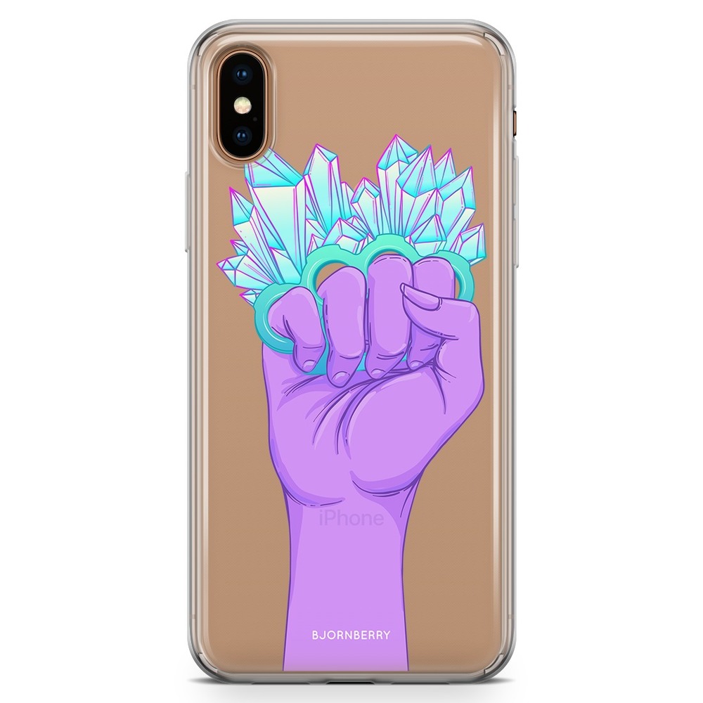 iPhone Xs Max Fashion Case - Crystal Knuckles