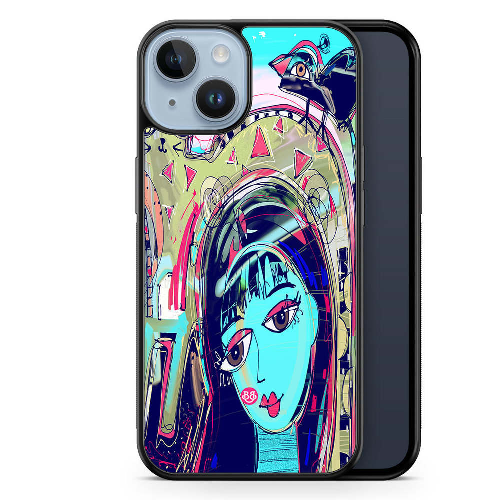 iPhone 14 Plus Case - Abstract Cat