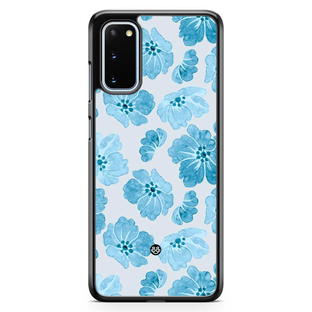 Samsung Galaxy S20 Case - WILD BLOOM - Blue Petals