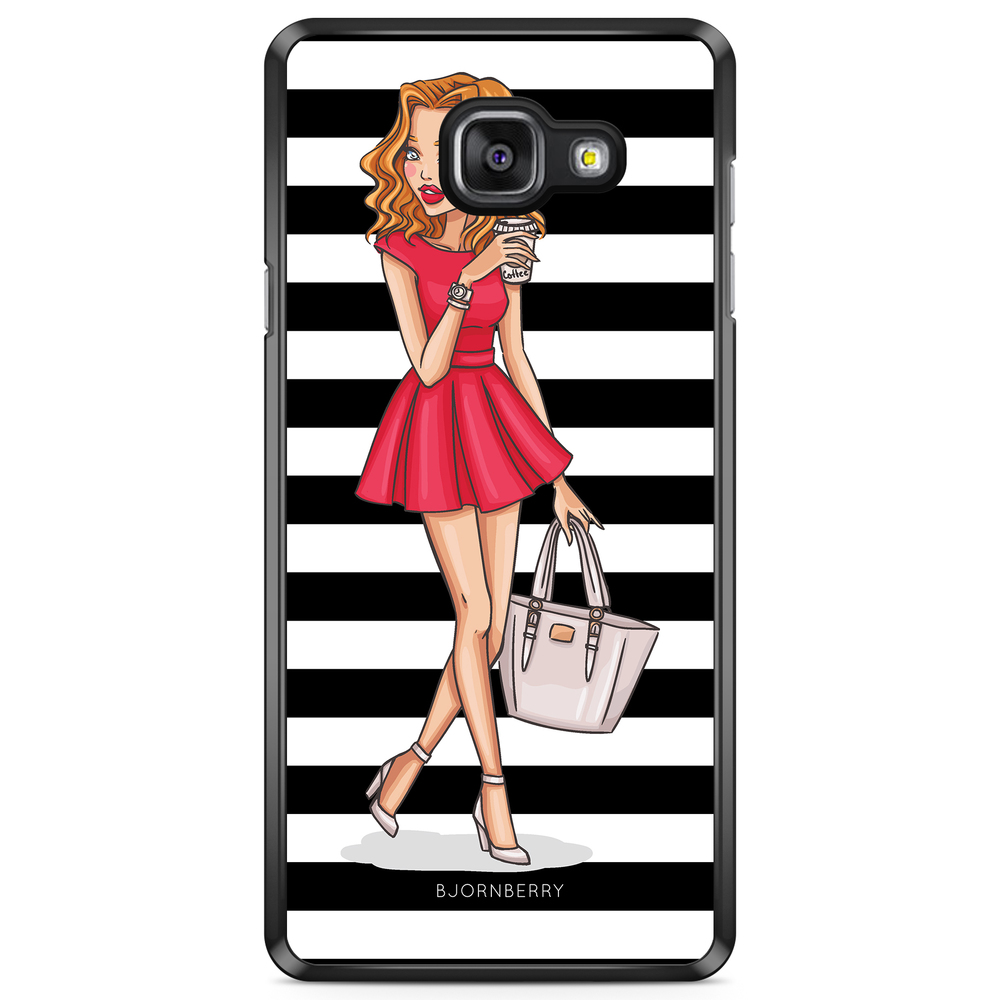 Samsung Galaxy A5 6 (2016) Case - Fashion Girl Red