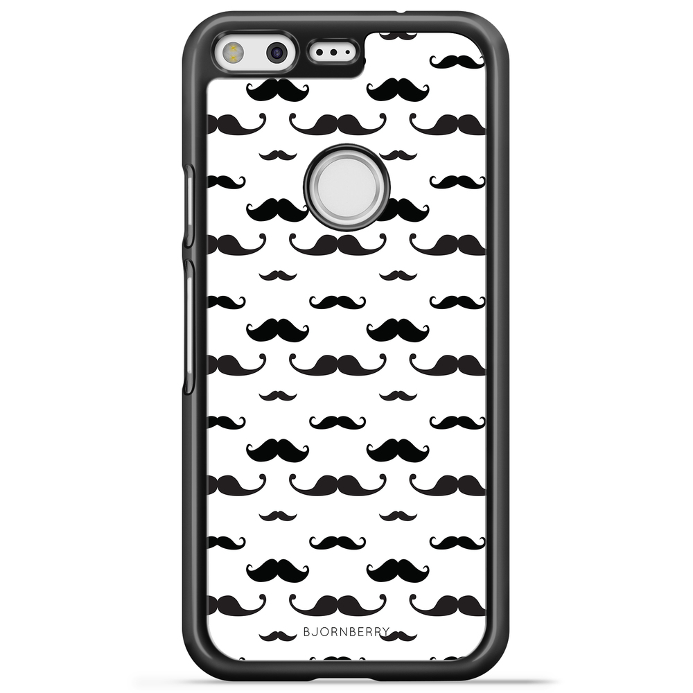 Google Pixel Case - Mustache Pattern