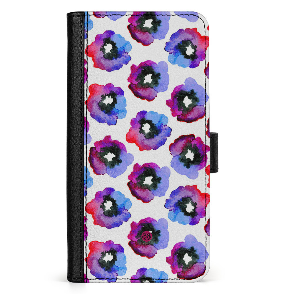 Nothing Phone (2) Wallet Case - Violet Flowers