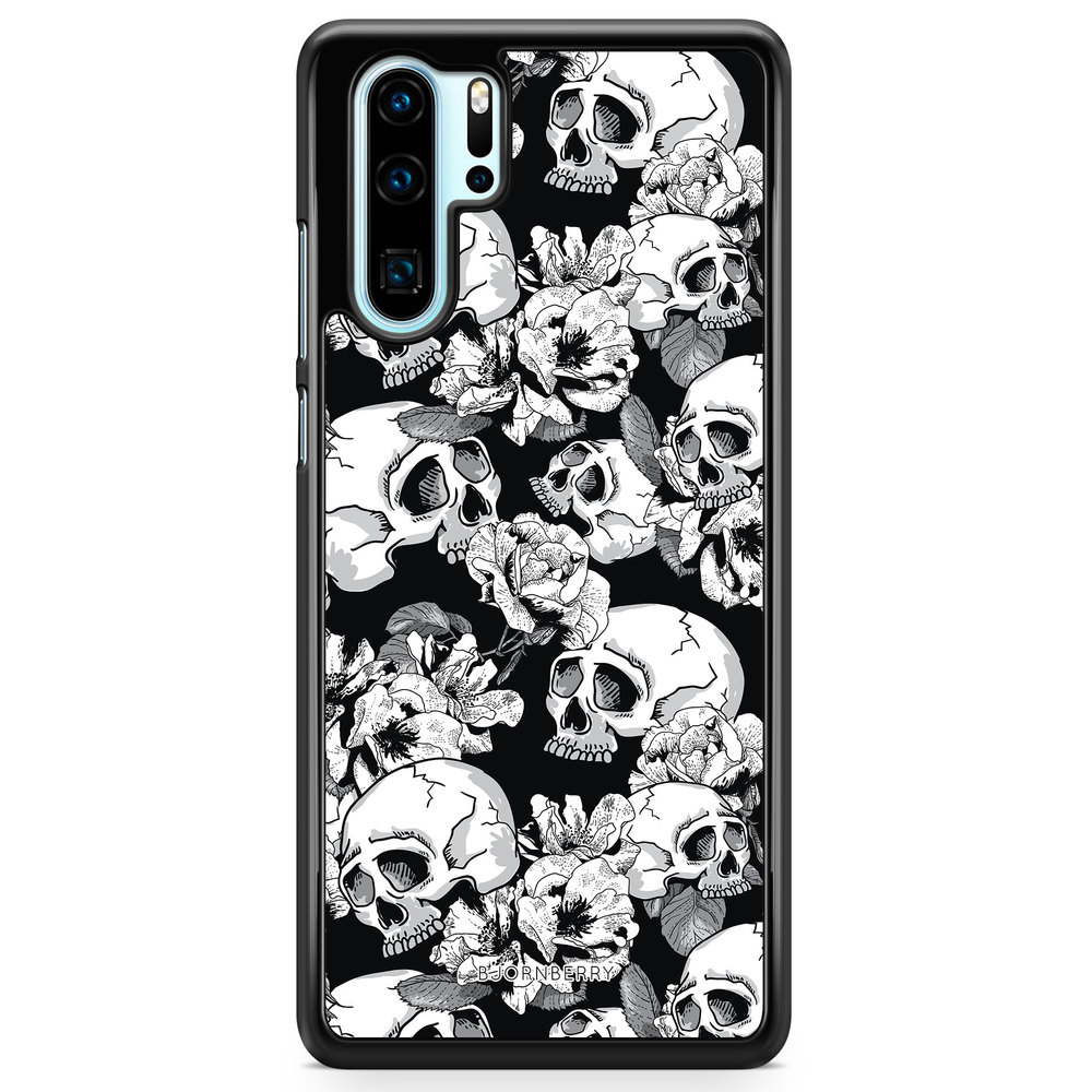 Huawei P30 Pro Case - Skull & Roses