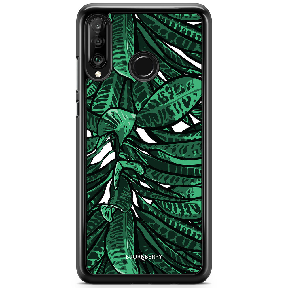 Huawei P30 Lite Case - Tropical Leaves