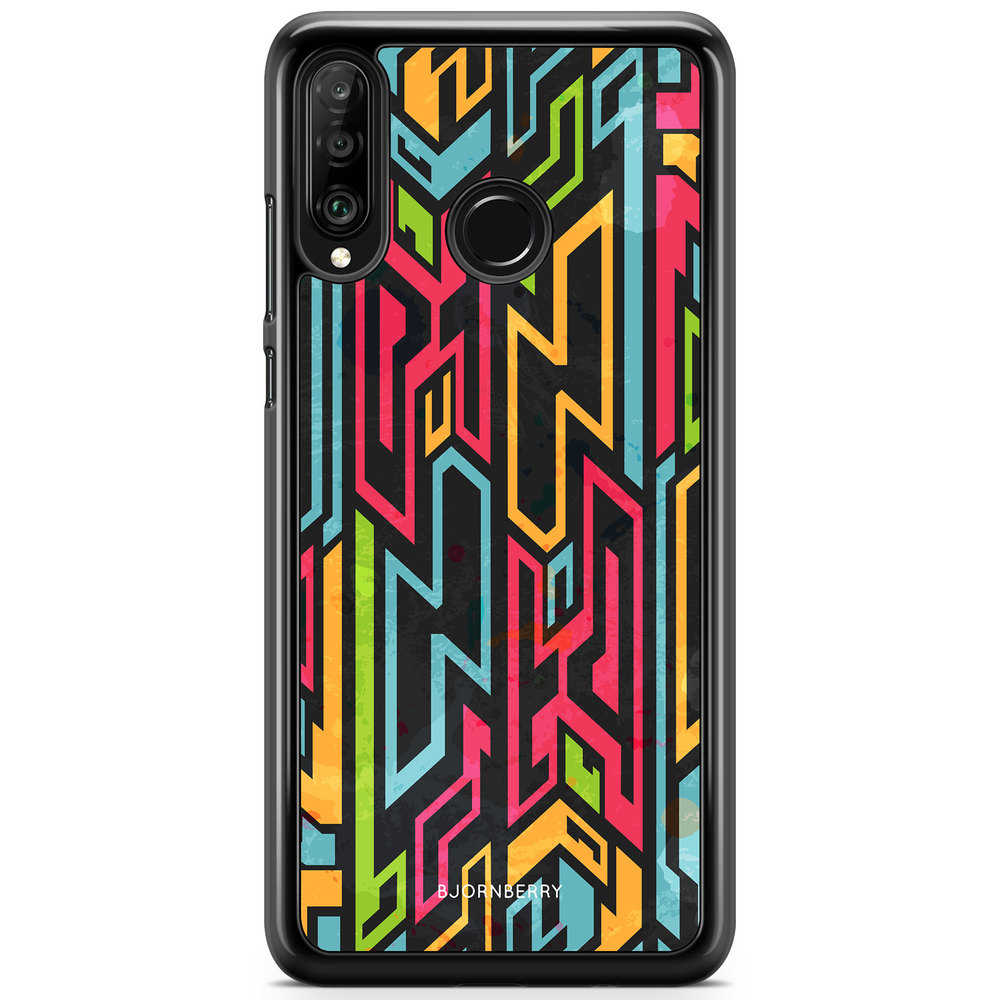 Huawei P30 Lite Case - Colored Tribal