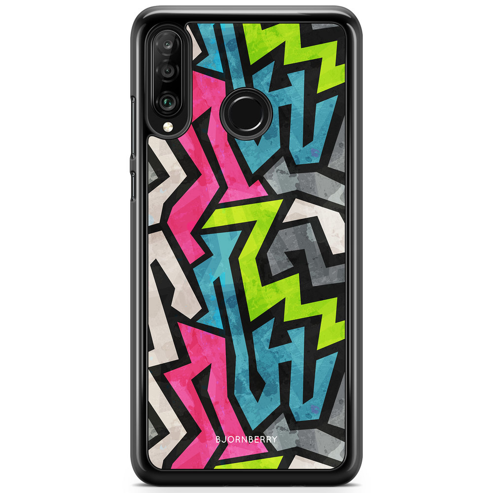 Huawei P30 Lite Case - Grunge Graffiti