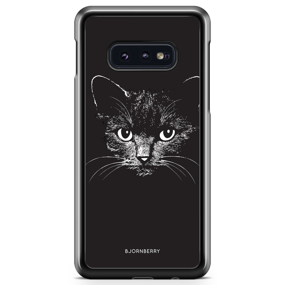 Samsung Galaxy S10e Case - Black/White Cat