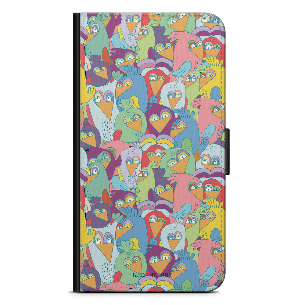 Sony Xperia X Wallet Case - Cartoon Birds