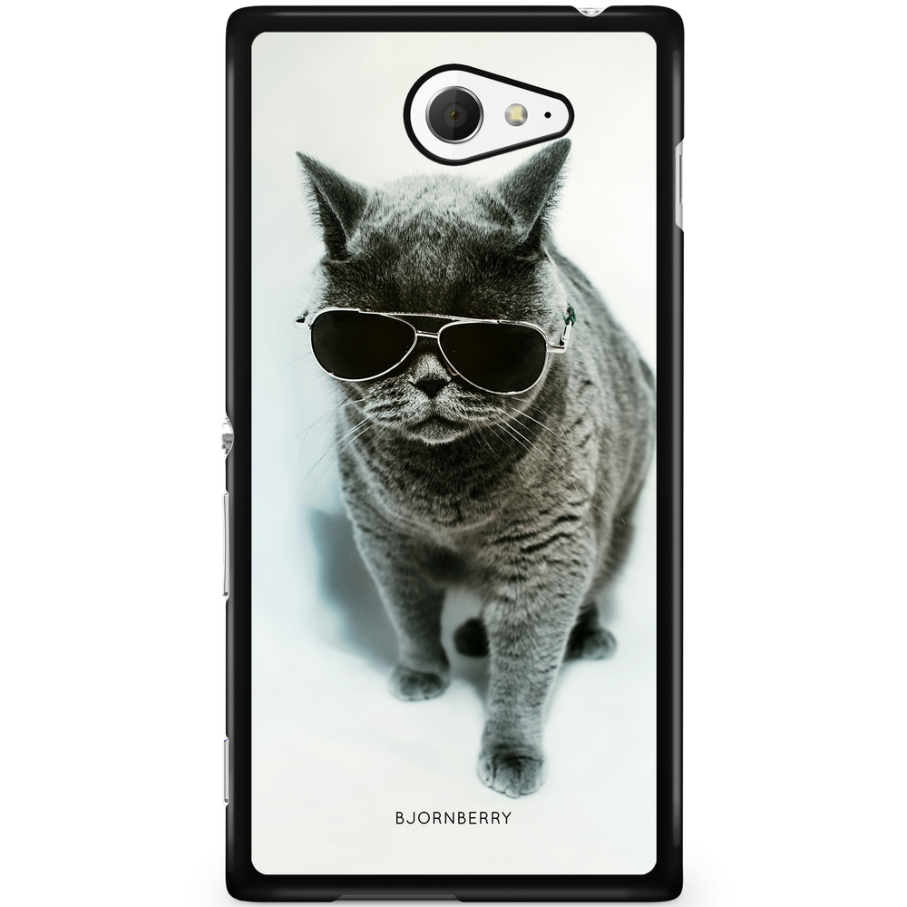 Sony Xperia M2 Aqua Case - Cat Shades