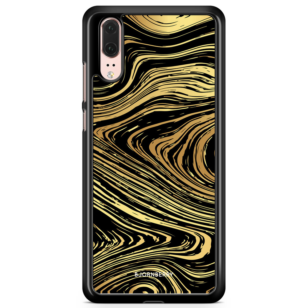 Huawei P20 Case - Gold Marble
