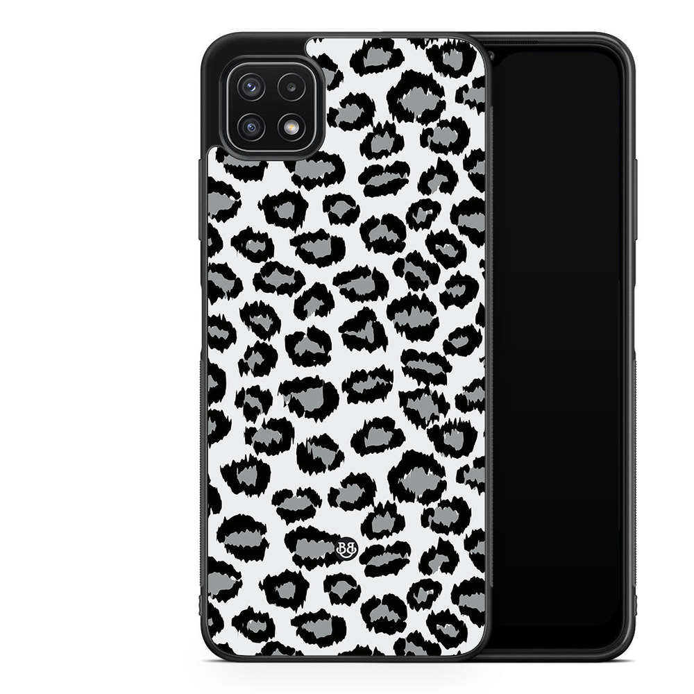 Samsung Galaxy A22 5G Case - Gray Leopard